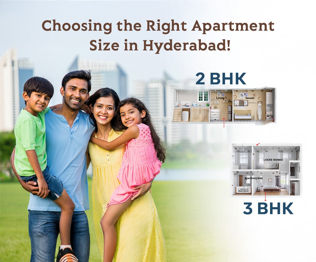 Choosing the Right Apartment Size in Hyderabad!
