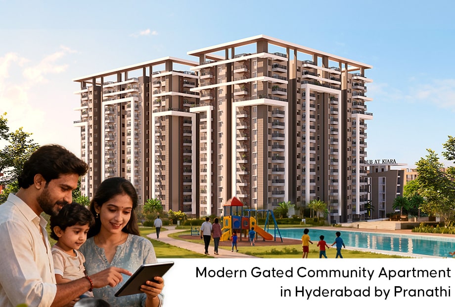 Modern Gated Community Apartment in Hyderabad by Pranathi