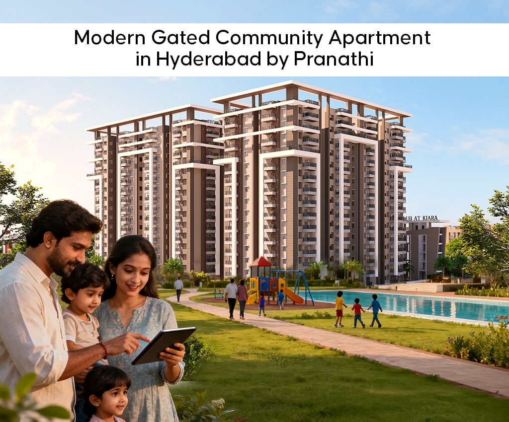 Modern Gated Community Apartment in Hyderabad by Pranathi