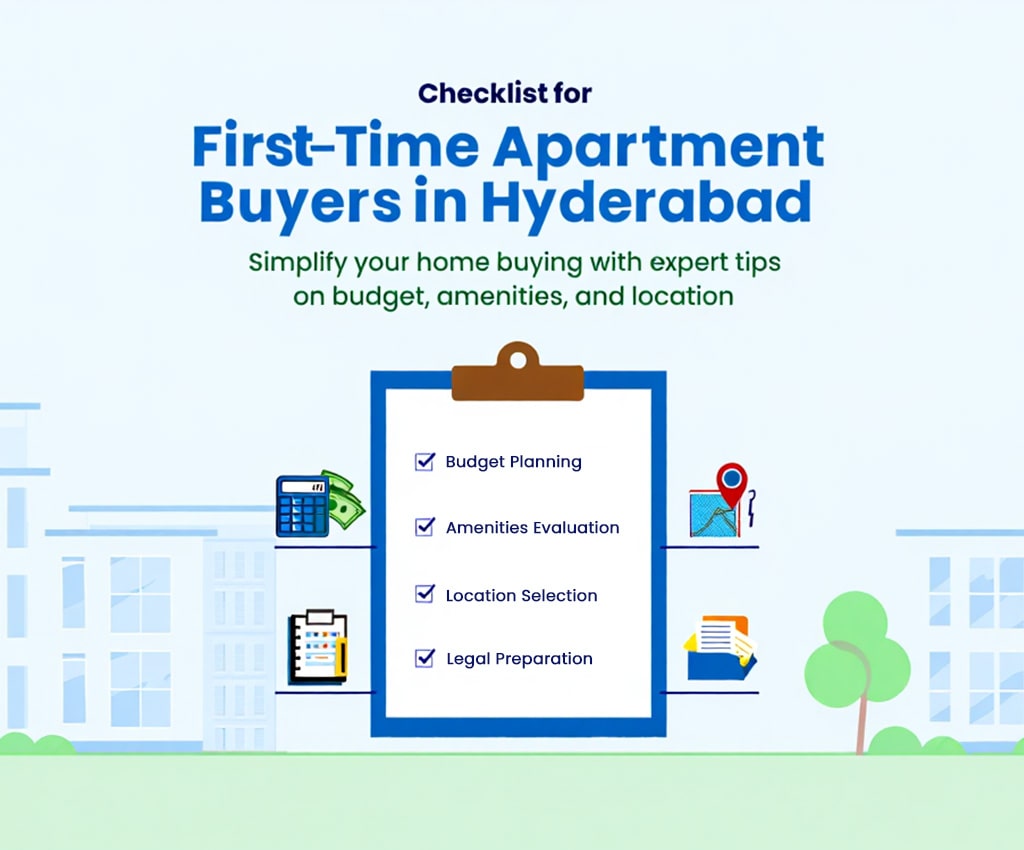 Checklist for First-Time Apartment buyers in Hyderabad