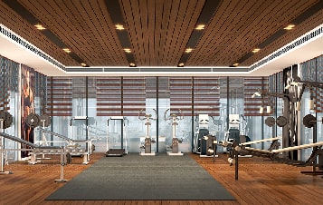 Clubhouse with fully equipped GYM